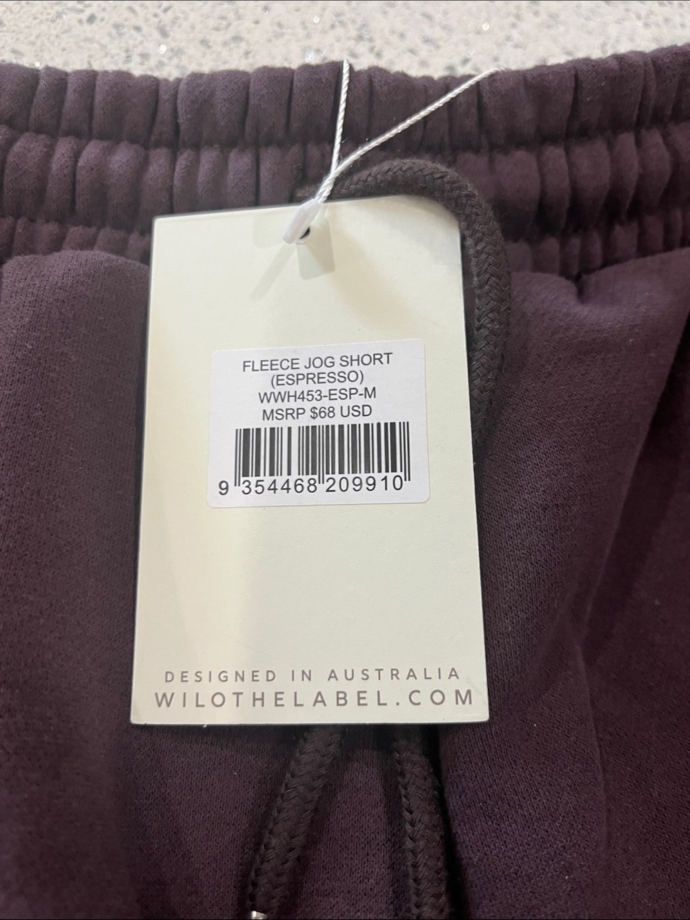 NWT Wilo Brown Sweat-shorts - Picture 4 of 5
